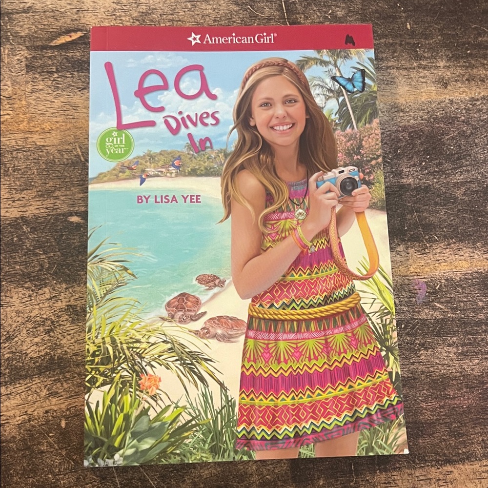 American Girl book Lea Dives In like new